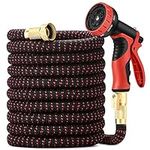 30FT Garden Hose｜ Upgrade Expandable Water Hose｜ with 9 Function Nozzle ｜Leak Proof Lightweight Expanding Garden Water Hose｜ with Solid Brass Fittings| Best Choice for Watering and Washing.(30ft)