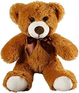 SNOWOLF Oso de Peluche de Peluche Lindo Juguete de Peluche Almohada Coco Bear Doll Regalo para niños, niñas, cumpleaños, Navidad, día de San Valentín, Chocolate (35 cm, marrón)
