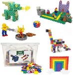 Incredibly Interconnectable Toys KADU Classic 1300 Piece Set - STEM/STEAM Building + Construction Toy, for Open + Imaginative Play