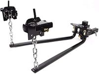 XtremepowerUS Heavy Duty Weight Distribution Equalizer Trailer Sway Control Towing Hitch Bar 1,000lbs 2-Inch Shank