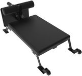 Nordic Curl Machine,Adjustable Hamstring Curl Bench with Wheels Nordic Bench for Home Gym,Black