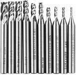 Linkstyle 10PCS HSS Drill End Mill 