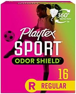 Playtex Sport Odor Shield Tampons, Regular Absorbency, Unscented - 16ct