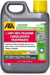 FILA Surface Care Solutions, SALVATERRAZZA® ECO, Impermeabilizzante Terrazzi Trasparente a Base Acqua, Traspirante, 1L