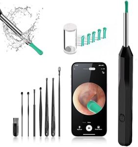 OKUBOX Ear Wax Removal,Ear Cleaner with 1080P Camera,Smart Visual Earwax Cleaning Tool with 6 LED Lights,8 Pcs Ear Set,6 Ear Scoop Ear Tips Replacement,Ear Cleaner for iOS & Android