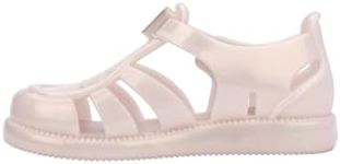 mini melissa Hip Daydream Sandals for Little Kids, Metallic Beige, 8