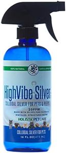 HighVibe Silver - Colloidal Silver for Pets -16 Oz- 20 PPM Wound/Skin/Hot Spot Spray for Dogs, Cats, Birds, Horses/All Pets & Peeps