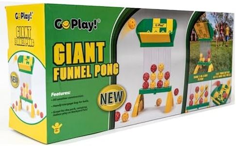 Go Play! Giant Funnel Pong Toy, Skill-Based Outdoor Game, Funnel Toss Game, Target Game for Family-Friendly Fun, Suitable for Ages 5+