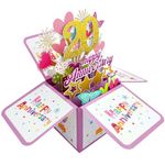 scicent Anniversary Cards for Couples UK 20th Anniversary Greeting Cards Handmade with Envelopes Happy 20 Years Valentines Day Gifts for Wife, Him or Her - 22114