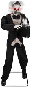Haunted Hill Farm 5.9-Ft. Magician Halloween Animatronic