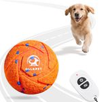 Ollapet Smart Interactive Dog Toy Ball - Automatic Bouncing & Rolling, Chew-Resistant E-TPU Material, 3 Interactive Modes, IPX7 Waterproof, Smart Chase Pet Toy Ball for Medium and Large Dogs (Orange)