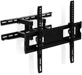 Artiss 23-55 Inch TV Wall Mount, Adjustable TVs Stand Bracket Universal Mounting Brackets Home Entertainment Office Bedroom, 180° Swivel Safety Lock Black