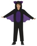 FIESTAS GUIRCA Flying Bat Jumpsuit Fancy Dress Costume Halloween Children 7-9- Years