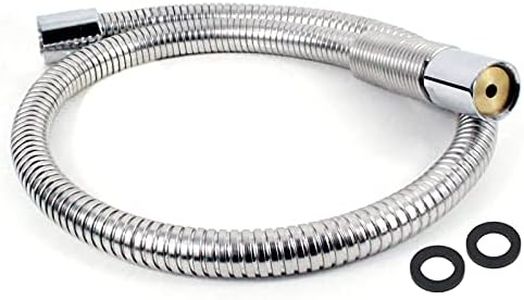 AGAHPAY Pre Rinse Hose Commercial Sink Sprayer Hose Commercial Faucet Parts Replacement Kit 38" Flexible Hose for Commercial Faucet Sprayer, Stainless Steel Sprayer Hose for Commercial Faucet