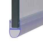 Shower Seal for Screens, Doors or Panels | Fits 8, 9 or 10mm Glass | Round Bubble Shape Seals Gaps of Up to 7mm | 80cm, 90cm, 140cm or 2m Long | SEAL009 (80cm)