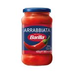 Barilla Pasta Sauce - Arrabbiata with Chilli Peppers 400 gm - Italy, Non - GMO Project Verified, Vegan, Gluten free, No added Colour or Presevatives
