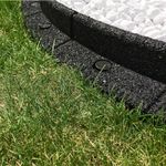 25m FlexiBorder Garden Edging (25x 1m packs) in Black - H8cm - by EcoShape