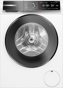 Bosch WGB24400IT Serie 8 Lavatrice a carica frontale, capacità 9 kg, 1400 rpm, Iron Assist: riduce le pieghe fino al 50%, Home Connect, Sistema Anti macchia Plus, Bianco, 60 Cm