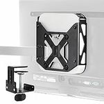 VIVO Behind Monitor VESA Mount Designed for Mac Mini CPU, 2010-Present Models, Monitor Arm Computer Holder, Concealed Back of Screen Mount with Desk Clamp Option, Black, Mount-MINI1