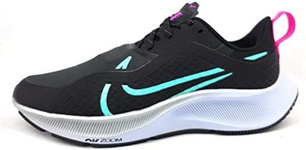 Nike Women's Running Shoe, Black Aurora Green Dk Smoke Sz, 9