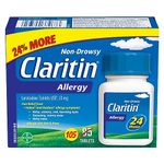 Claritin Allergy Medicine, 24-Hour Non-Drowsy Relief 10 mg, Value Pack, 105 Tablets