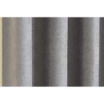 Enhanced Living Vogue Grey Silver 66 x 72 inch (168x183cm) Eyelet Thermal Noise Reducing Dim Out Curtains for Bedroom and Living Room