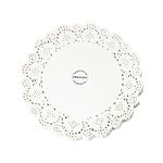 Lace Doilies Paper 100 Pieces, White Round Lace Paper Placemats for Tables, Cake, Baking, Wedding Decoration (10.5 Inch)