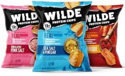 Wilde Protein Chips, Sweet and Savory Flavors Variety Pack (1.34 oz Bags, Pack of 12) - Crafted From Real Ingredients: Protein Snacks, Keto Chips, Gluten and Grain Free…