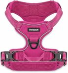 Voyager by Best Pet Supplies -Dual-Attachment No-Pull Adjustable Harness with 3M Reflective Technology, (Fuchsia, Large)