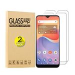 [2-Pack] Tznzxm Screen Protector for Consumer Cellular ZMax 11 Tempered Glass,Tempered Glass for ZTE Z6251 Screen Protector,Case Friendly 9H Hardness HD Anti-Scratch, Bubble Free Film for ZTE ZMax 11