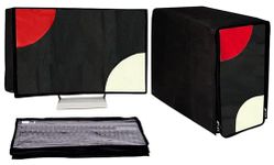 GUTSAV SALES ™ DUST COVER FULL SET 22 INCH MONITER, KETBOARD, CPU 3 SET COVERS