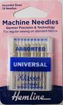 Hemline Assorted Machine Needles 10 Pack