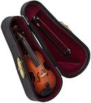 4 Violin Miniature with Case