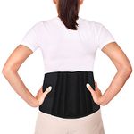 Dr. Ortho Lumbo Sacral Belt | Waist & Lower Back Support Belt | with dual Adjustable Straps for Men & Women (One Size)