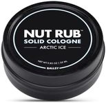 Ballsy Body & Groin Rub, Cologne for Everywhere, with Beeswax, Coconut and Sunflower Seed Oil, Arctic Ice, .85 oz