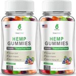 MaxHemp Hemp Gummies - 2 Packs Hemp Gummy 100% Natural Organic Extra Strength High Potency with Pure Hemp Oil Extract Vegan Bear Candy