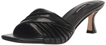 NINE WEST Women's Azala Heeled Sandal, Black 001, 6