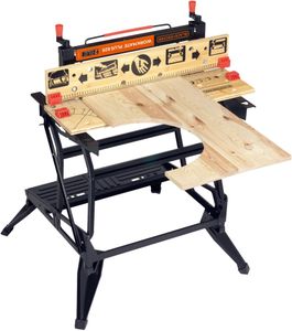 BLACK+DECKER Workmate 825 Portable Workbench – Heavy Duty Folding Table