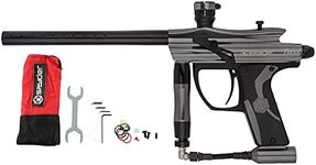 Kingman Spyder Fenix .68 Cal Electronic Paintball Gun with Eyes - Semi Auto & Ramping Fully Automatic (Gloss Gun Metal Grey)