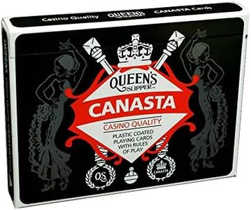 QUEEN'S SLIPPER 144400 Canasta Doubles Playing Cards