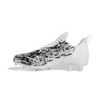 adidas Adizero 12.0 Poison Football Cleats Men's, White/Silver Metallic/Black, 14