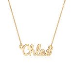 14k Personalized Name Necklaces