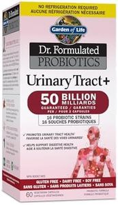 Garden of Life - Dr. Formulated Probiotics Urinary Tract+ | Supports Urinary Tract Health with 500mg of Clinically Studied Organic Pacran® cranberry| 50 Billion CFU + 16 Probiotic Strains | Gluten Free, Dairy Free