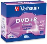 DVD+R 4.7GB 5Pk Jewel Case 16x