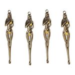 Uniquer 4 Pcs Wax Carving Tools Girl Appearance Shape Brass Carving Tools Wax Clay Sculpting Tools Sculpting Modelling Carving