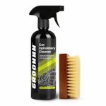 Groommm Total Car Interior Cleaning Kit 500ml – Upholstery & Fabric Cleaner Spray With Cleaning Brush | For Car Seats, Roof Liner, Door Fabric & Seat Covers | Removes Tough Stains from Leather & Vinyl
