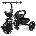 KRIDDO Kids Tricycles Age 24 Month to 5 Years, Toddler Kids Trike for 2.5 to 5 Year Old, Gift Toddler Tricycles for 2-4 Year Olds, Trikes for Toddlers, Black