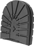 HEEPDD Rubber Shoe Soles, Anti-Skid Wear Resistant Rubber Soles Protector Pads for DIY Shoe Repair Supplies(Heel Soles)