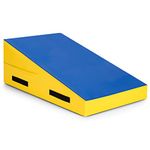 Goplus Gymnastics Mat Incline Wedge Ramp for Tumbling Aerobic Exercise Home and Gym