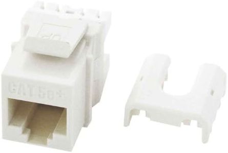 Legrand - On-Q WP3475WH50 RJ45 Cat5e QC Keystone Insert (50 Pack), White